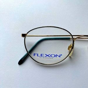 Flexon eyeglass frame with hard case